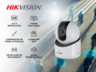 Camara Pt Ip 2Mp Hikvision Ds-2Cv2Q21Fd-Iw
