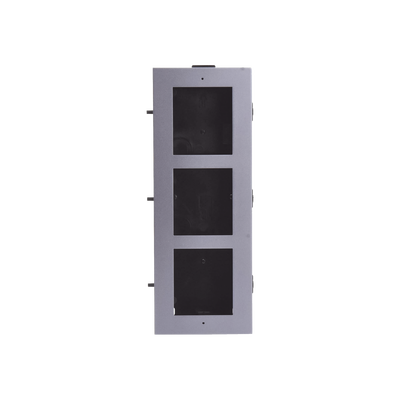 SOPORTE VIDEO CITOFONIA 3 MODULOS HIKVISION DS-KD-ACF3 PLATICO