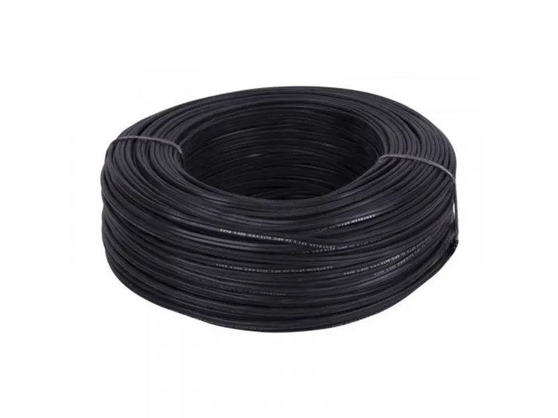 Cable Duplex #18 300V Negro Cent X Metros
