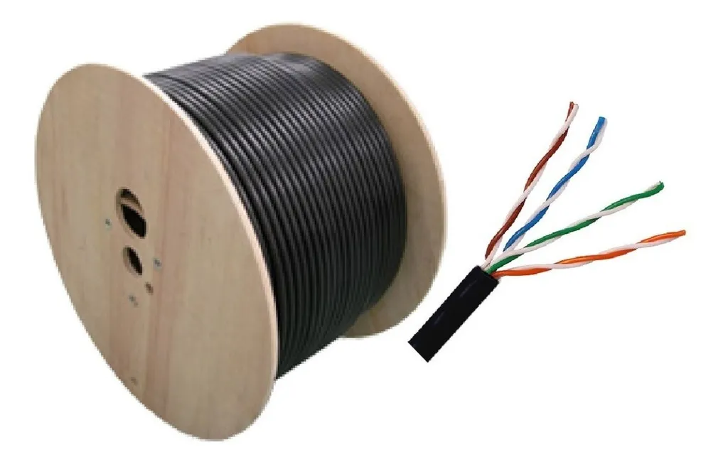Cable Utp Cat 5E Exterios 305Mts Sat Doble Chaqueta
