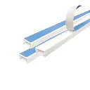 Canaleta Lisa 13X7X2M Dexson