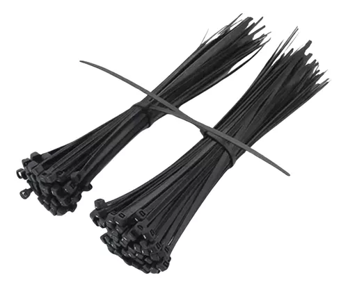 Amarre Negro 20Cms (8) X100Uds