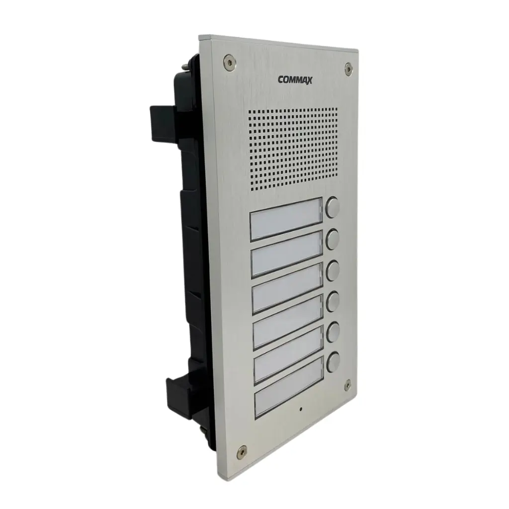 Placa Portero Multifliar Audio 6Pulsad Dr-6Um