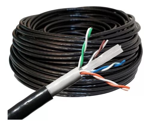 Cable Utp Cat 6 Exterior 100Mts 100% Cobre
