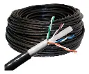 Cable Utp Cat 6 Exterior 100Mts 100% Cobre