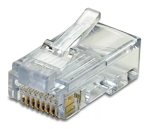 Rj45 Cat 6 Powest Plastico Bolsa De 10 Unidades