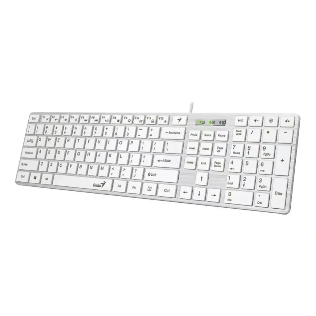Teclado Genius Slimstar 126 Blanco