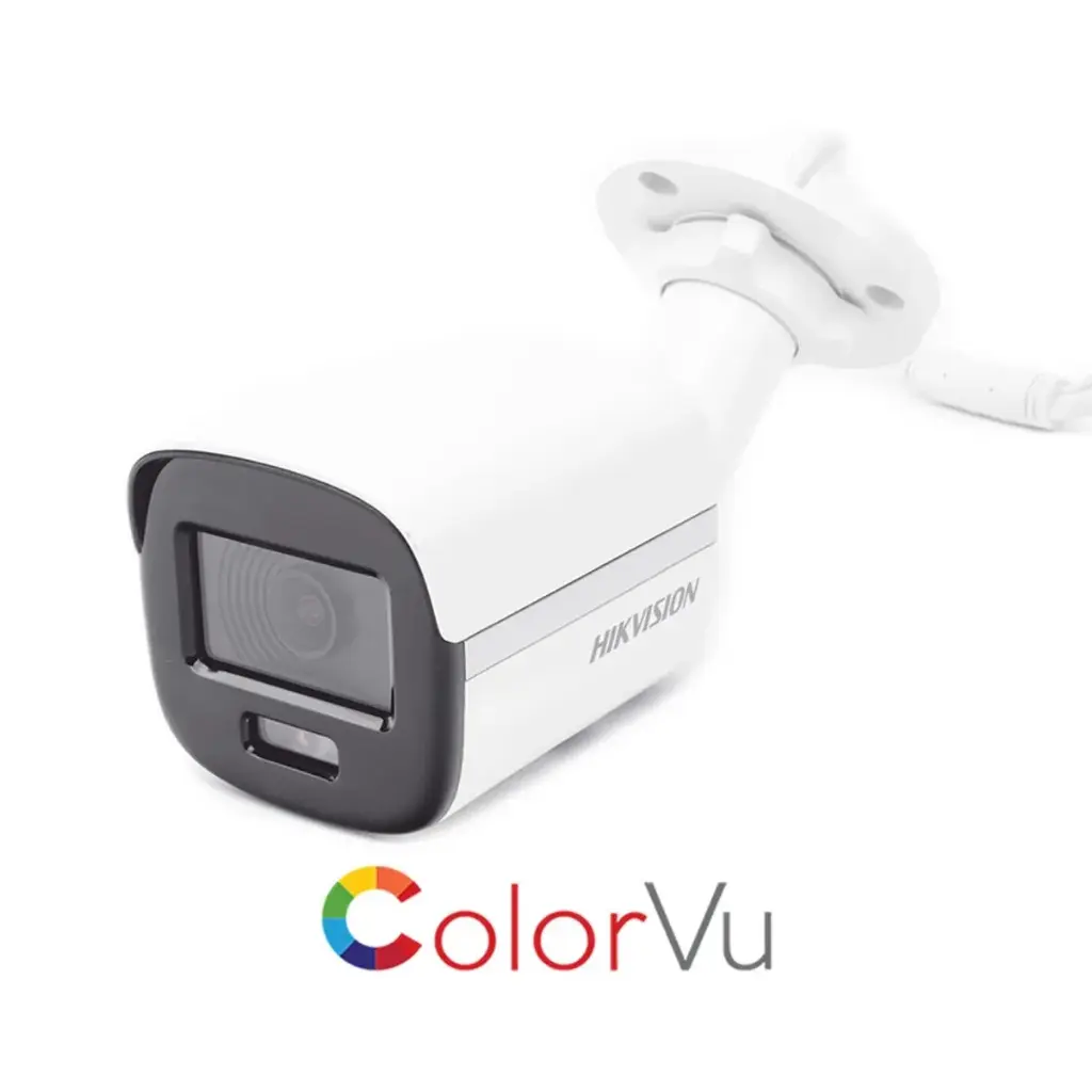 Camara Hikvision Bala Color Vu Ds-2Ce10Dfot-Lpfs 2Mp Hibrida
