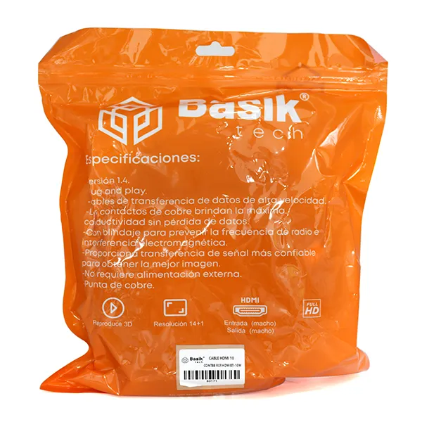 Cable Hdmi 10Mt Basik