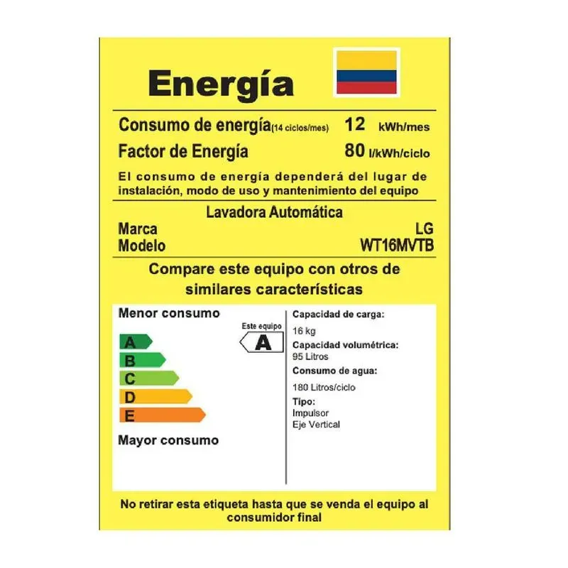 Lavadora Lg Wt16Mvtbn 16 Kg Carga Superior Gris