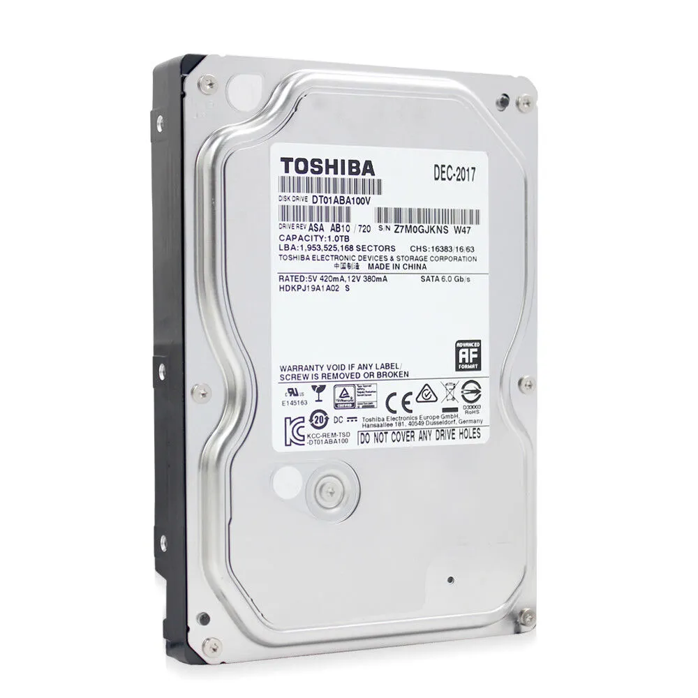 Disco Duro Toshiba 1TB CCTV