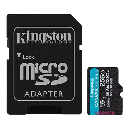 Memoria Micro Sd Kingston 256Gb Canvas Go Plus 4K