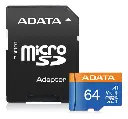 Memoria Micro SD Adata 64GB Clase 10 Ausdx64guicl10a1-Ra1
