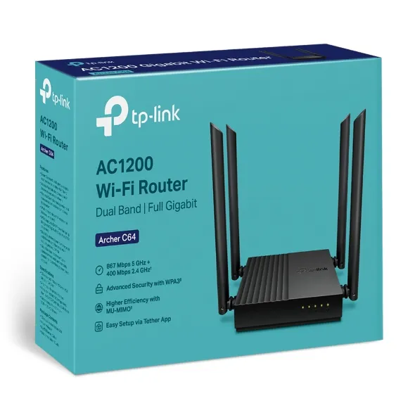 Router Tp-Link Ac1200 Archer C64