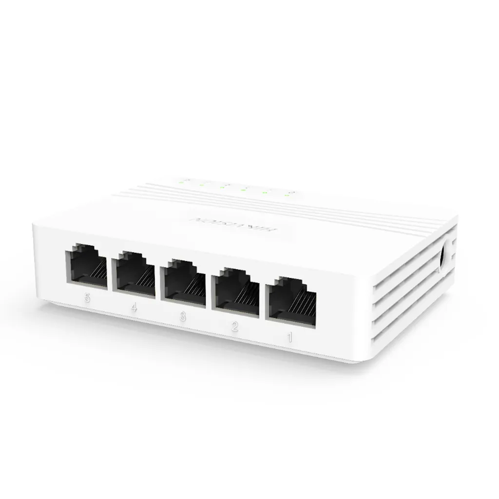 Switch 5 Puertos Hikvision 10/100 Ds-3E0105D-E