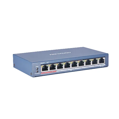 Switch Poe 8 Puertos Hikvision Ds-3E0109P-E/M