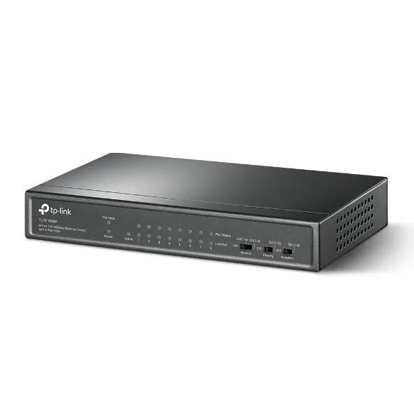 Tp-Link Switch Poe De 9 Puertos 10/100 Tl-Sf1009P