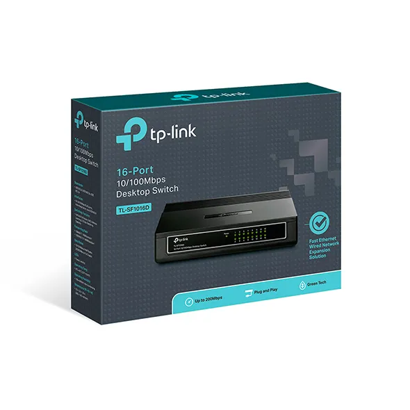Tp-Link Switch 10/100Mbps 16 Pu. Tl-Sf1016D Tp-Link