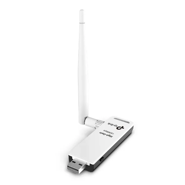 Tp-Link Tarjeta De Red Usb 1 Antena Tl-Wn722N