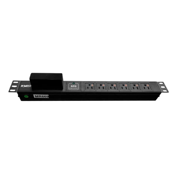 Multitoma Tierra Aislada 6 Salidas Rack Pdu