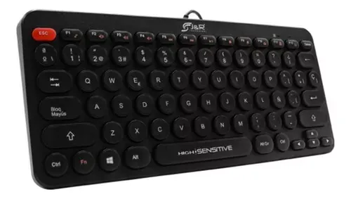 Teclado Mini Alambrico J&R Tecla Redondo