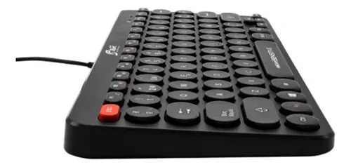 Teclado Mini Alambrico J&R Tecla Redondo