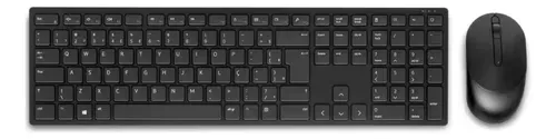 Combo Teclado Y Mouse Inalambrico Dell Km5221Wbkb