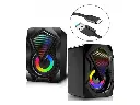 Parlantes Usb Rgb Para Pc X2