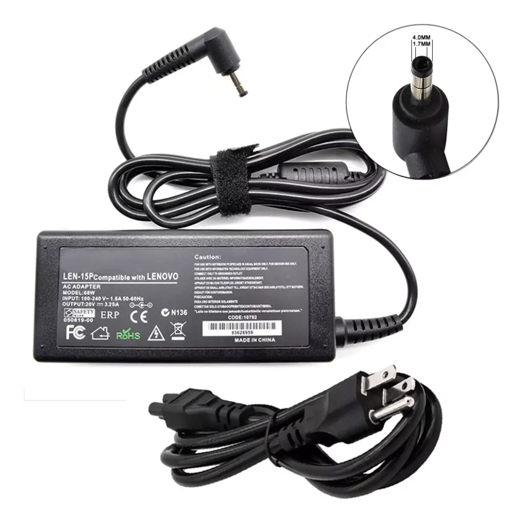 Cargador Lenovo 20v 3.25AM Jaltech