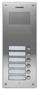 Placa Portero Multifliar Audio 6Pulsad Dr-6Um