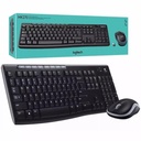 Combo Teclado Mouse Logitech Mk270 Inal_¡mbrico Negro