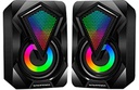 Parlantes Usb Rgb Para Pc X2