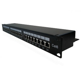 Patch Panel Cat 6 24 Puertos 1U