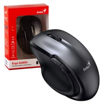 Mouse Genius Inalambrico Ergo 8200S Negro