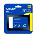 Disco Solido Sata 512Gb Adata Su650