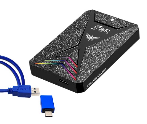 Caja Externa Usb Y Tipo C 3.0 Para Disco Gamer J&R