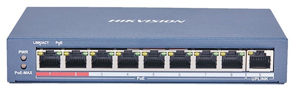Switch Poe 8 Puertos Hikvision Ds-3E0109P-E/M