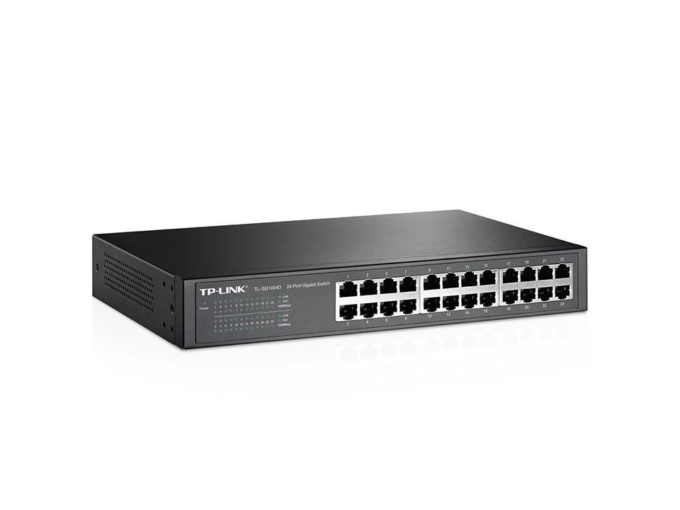 Tp-Link Switch 24 Puertos Rack Gigabit Tl-Sg1024D