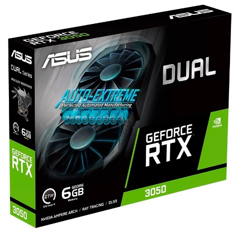 Tarjeta De Video Asus Dual Rtx 3050 ddr6 6gb