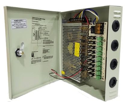 Fuente De Alimentacion Cctv 12V 15Am 9 Salidas