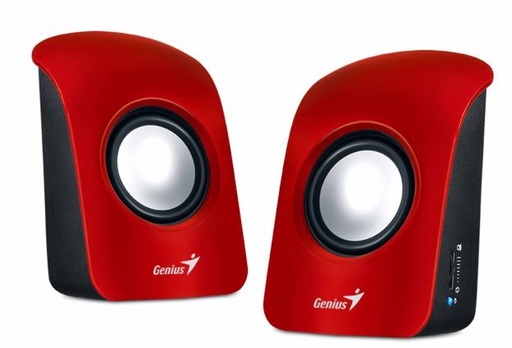 [4710268238478] Parlantes Genius U115 Rojo