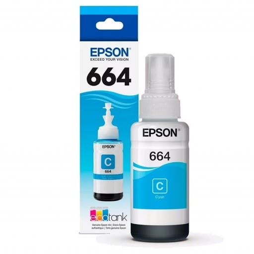 [10343885301.] Tinta Epson L210 Cian 664