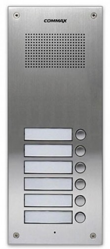 [59-2722] Placa Portero Multifliar Audio 6Pulsad Dr-6Um