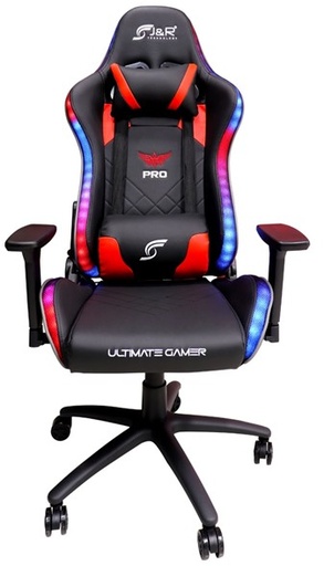 [SGJR-005] Silla Gamer Con Iluminacion Rgb Plus 360 Grados