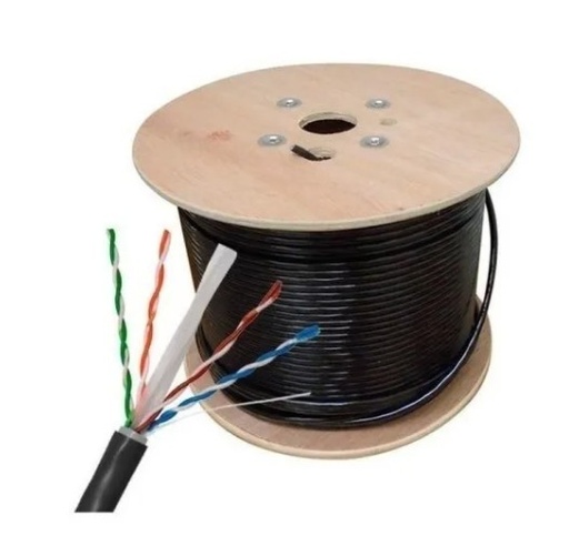 [LPSUTPCAT5EXT] Cable Utp Cat 5E Aleacion Exterior 305Mts