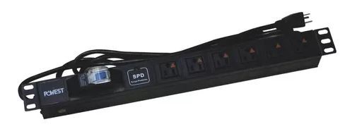 [NMULY-2289] Multitoma Tierra Aislada 6 Salidas Rack Pdu
