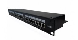 [NPP6A24-1624] Patch Panel Cat 6A 24 Puertos 1U