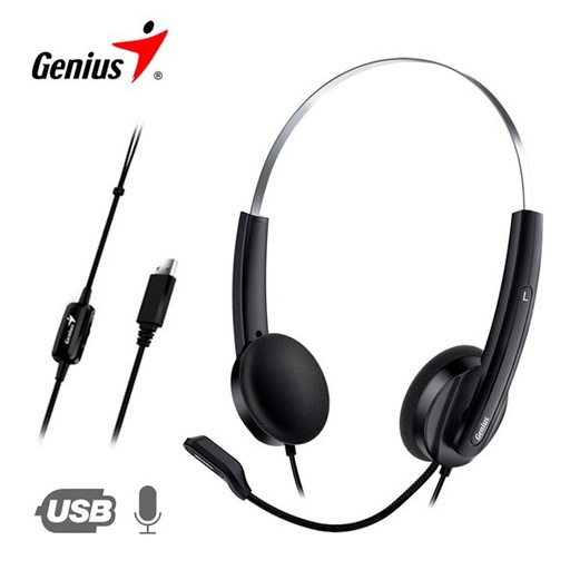 [4710268259183] Diadema Genius Hs-220u Usb