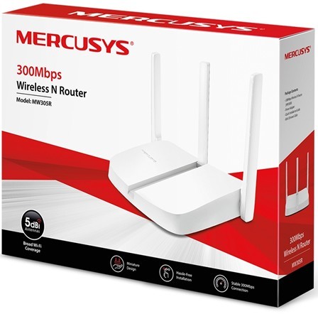[6957939000592] Router Mercusys 3 Antenas N300 Mw306R