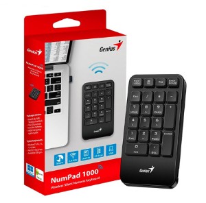 [4710268261100] Teclado Numerico Inalambrico Genius Numpad 1000